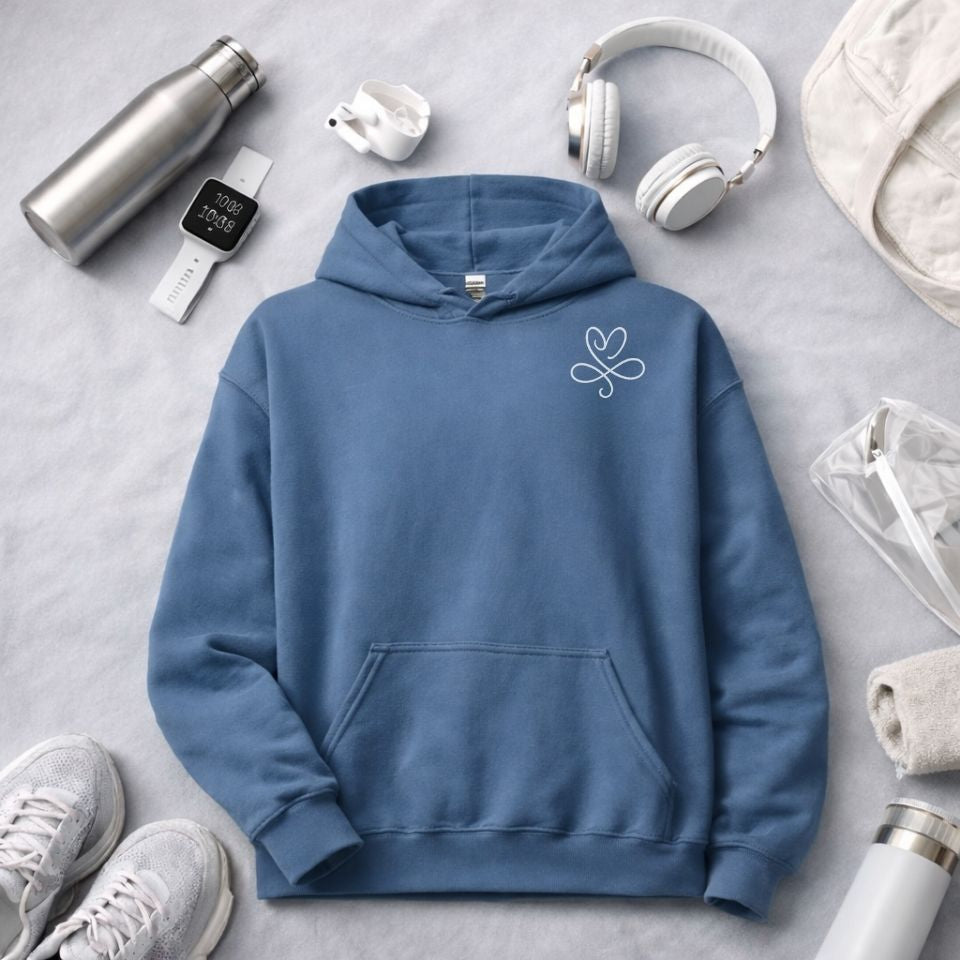 Unisex Hoodie - Indigo Blue