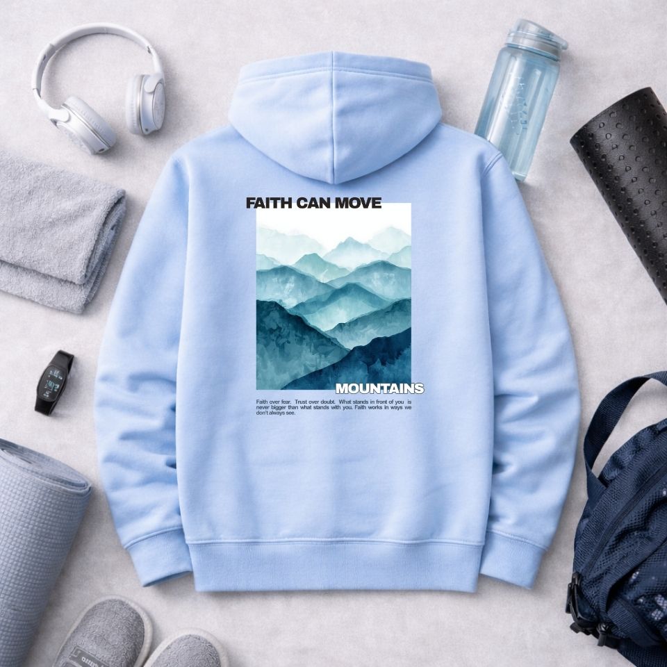 Unisex Hoodie - Light Blue