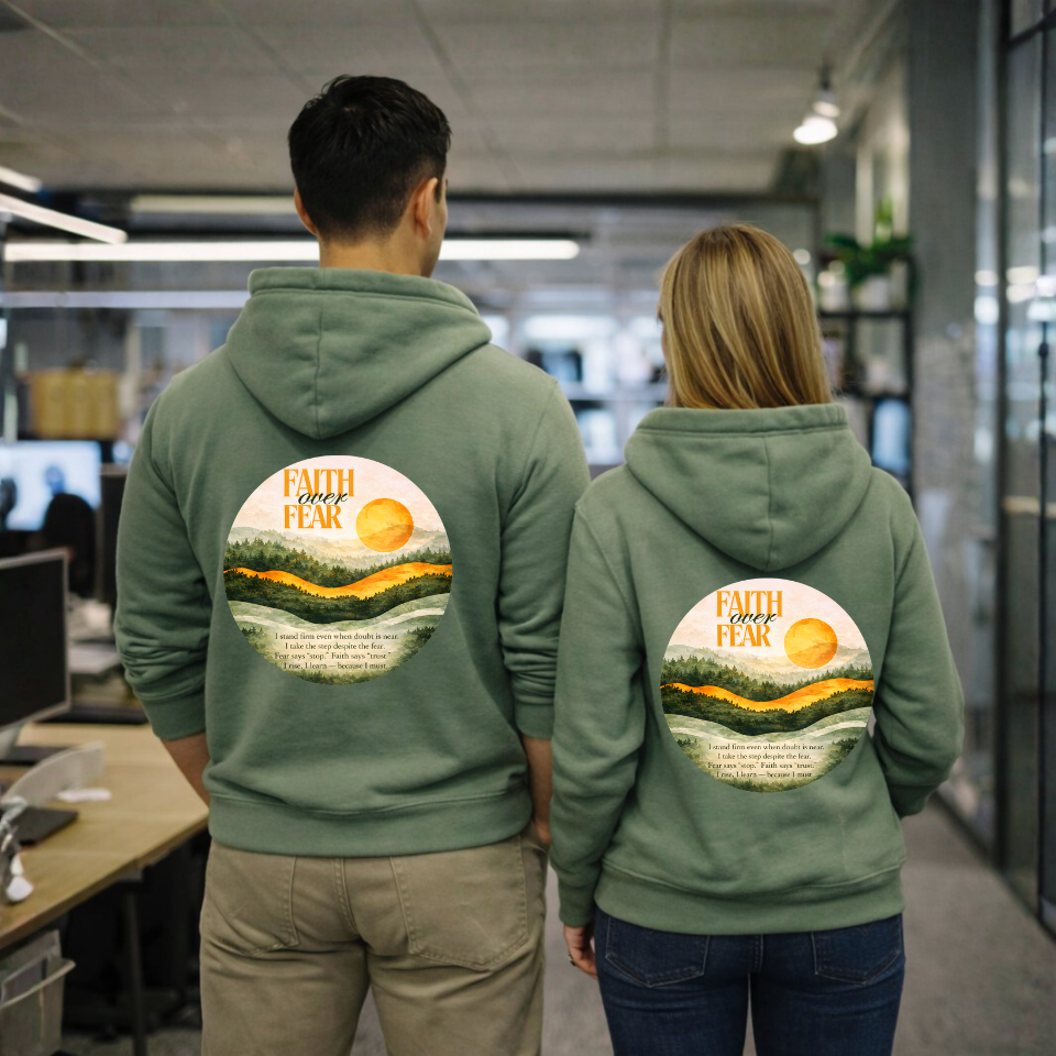 Unisex Hoodie - Green Navy