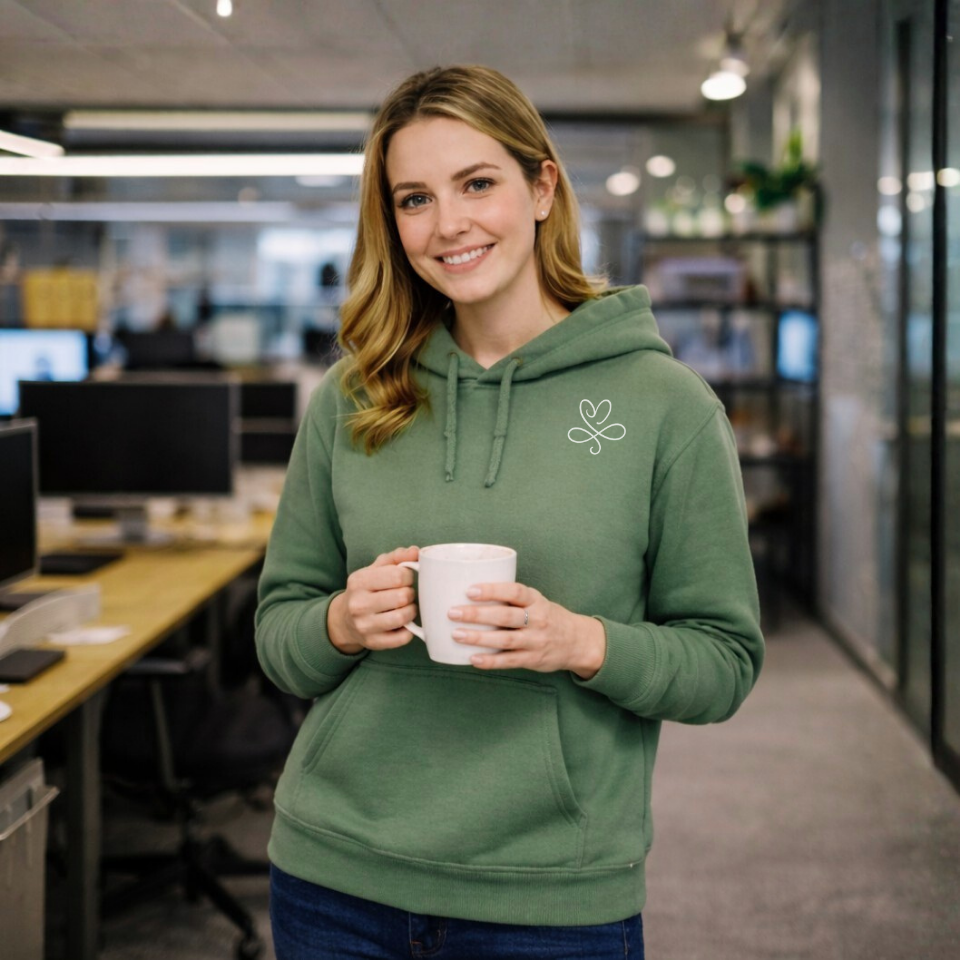 Unisex Hoodie - Green Navy