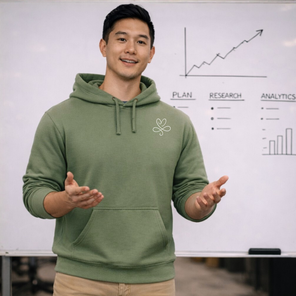 Unisex Hoodie - Green Navy